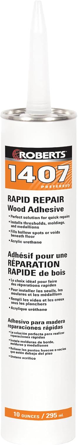 Roberts 1407-10C Engineered Wood Flooring Adhesive, 10oz