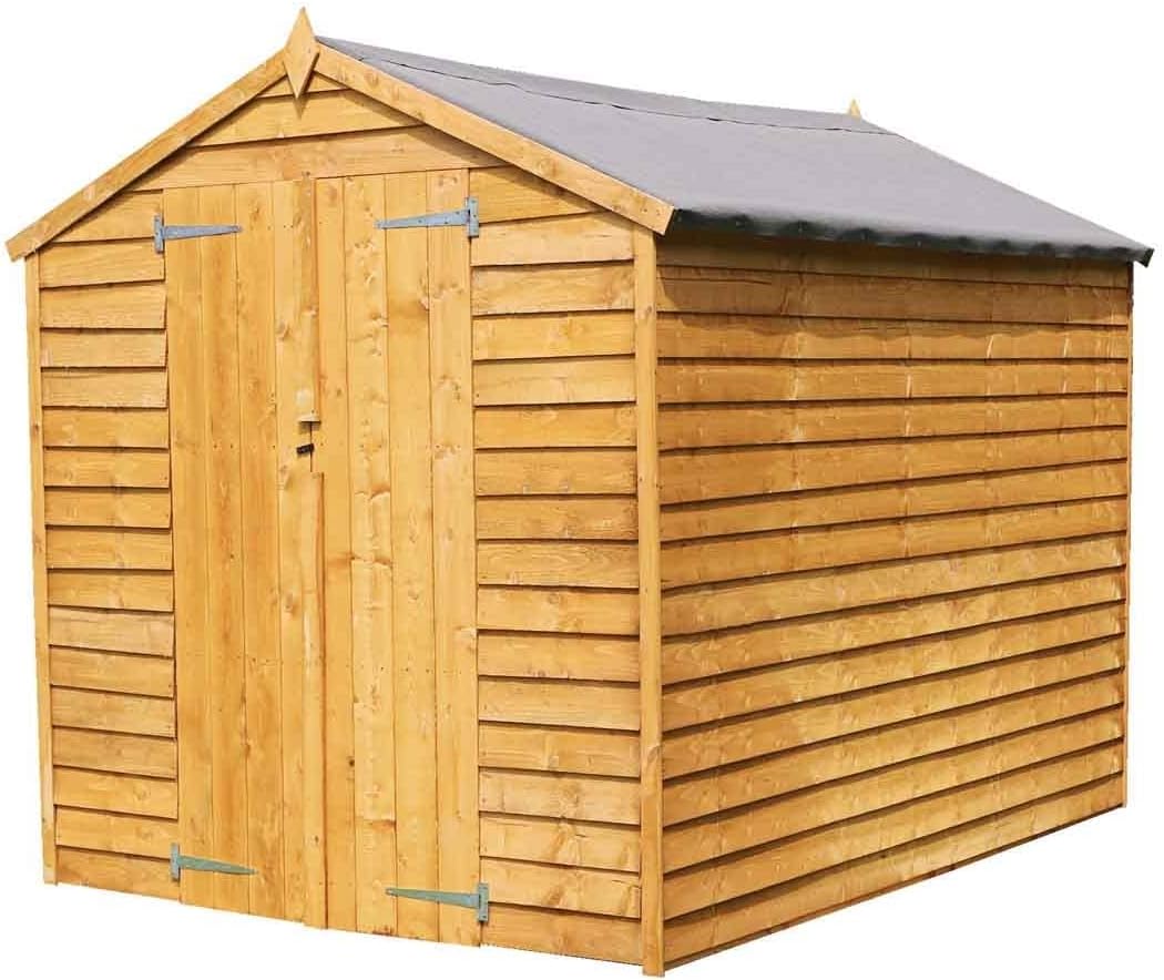 6.5ft W x 8ft D Wooden Storage Shed