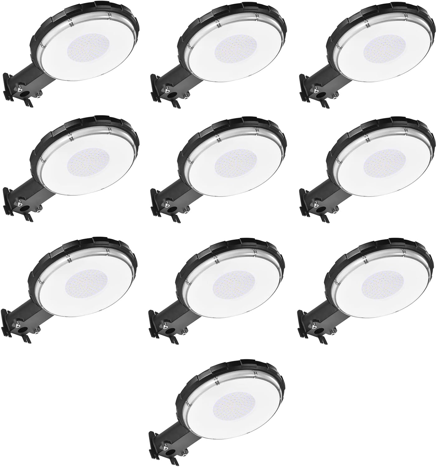 10 Pack 100W LED Barn Lights,Dusk to Dawn Outdoor Yard Lights with Photocell,10000lm 5000K Daylight IP65 Waterproof Outdoor Security/Street/Area Light - 700W MH/HPS Replacement