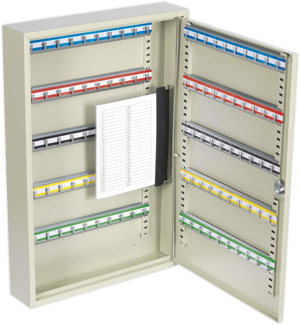 Sealey Skc100 Key Cabinet 100 Key Capacity