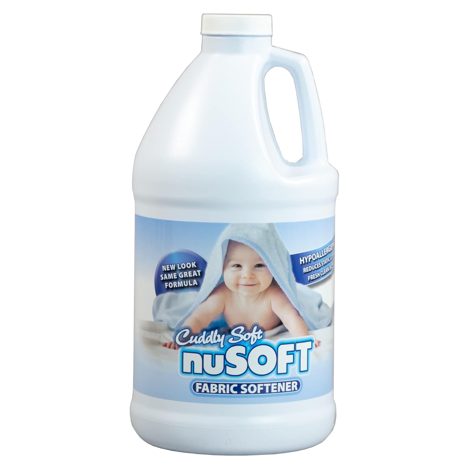 64 fl oz Ultra Concentrated Hypoallergenic Fabric Softener - Enhanced Softness & Freshness, Reduces Wrinkles & Static Cling, Safe on Colors & Delicates, Great for Delicate Skin (419690)