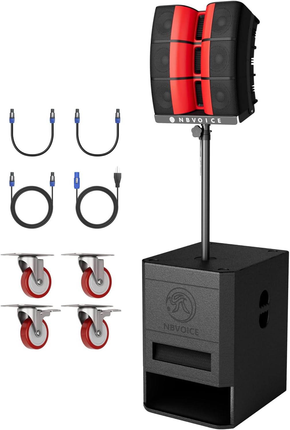 PRX ONE 2400W PA Speaker System w/ 15" Sub | 131dB Zero-Distortion Sound | Bluetooth DSP Control | Road-Ready Birch Enclosure | 7-Yr Warranty