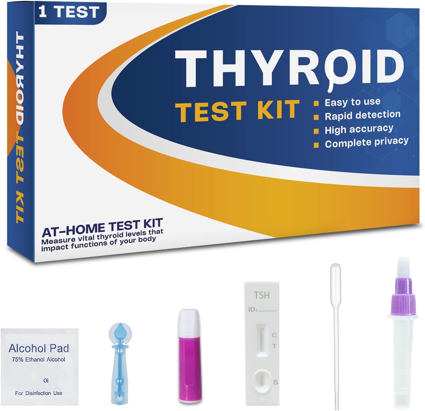 Thyroid Test Kit for Home Use – Accurate and Reliable Rapid TSH Tester for Monitoring Thyroid Health