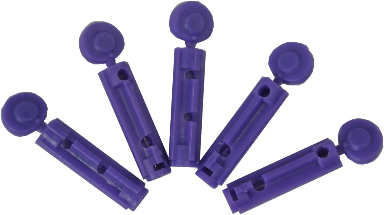 100 x 28G Sterile Lancets for Blood Diabetic/Glucose/Cholesterol Monitor Test Kits (No, I Don't Have Diabetes, 100)