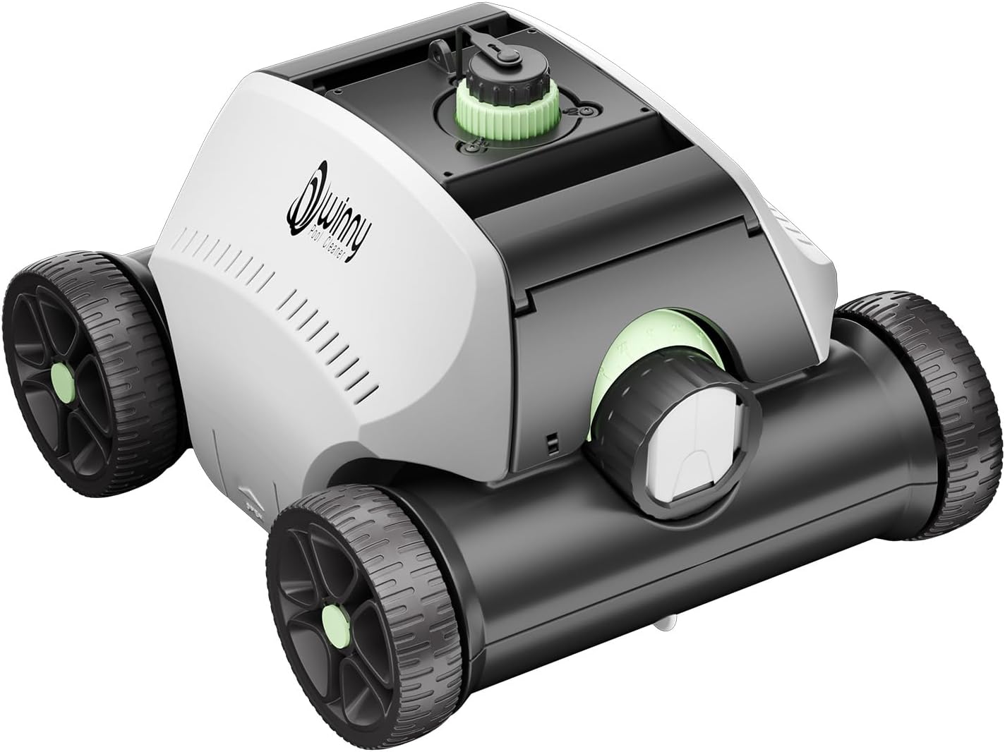 Cordless Robotic Pool Vacuum, Above Ground Pool Vacuum,Powerful Suction&130mins Running Time,6600mAh Battery, Ideal for Flat Above Pools Up to 1300 Sq.ft