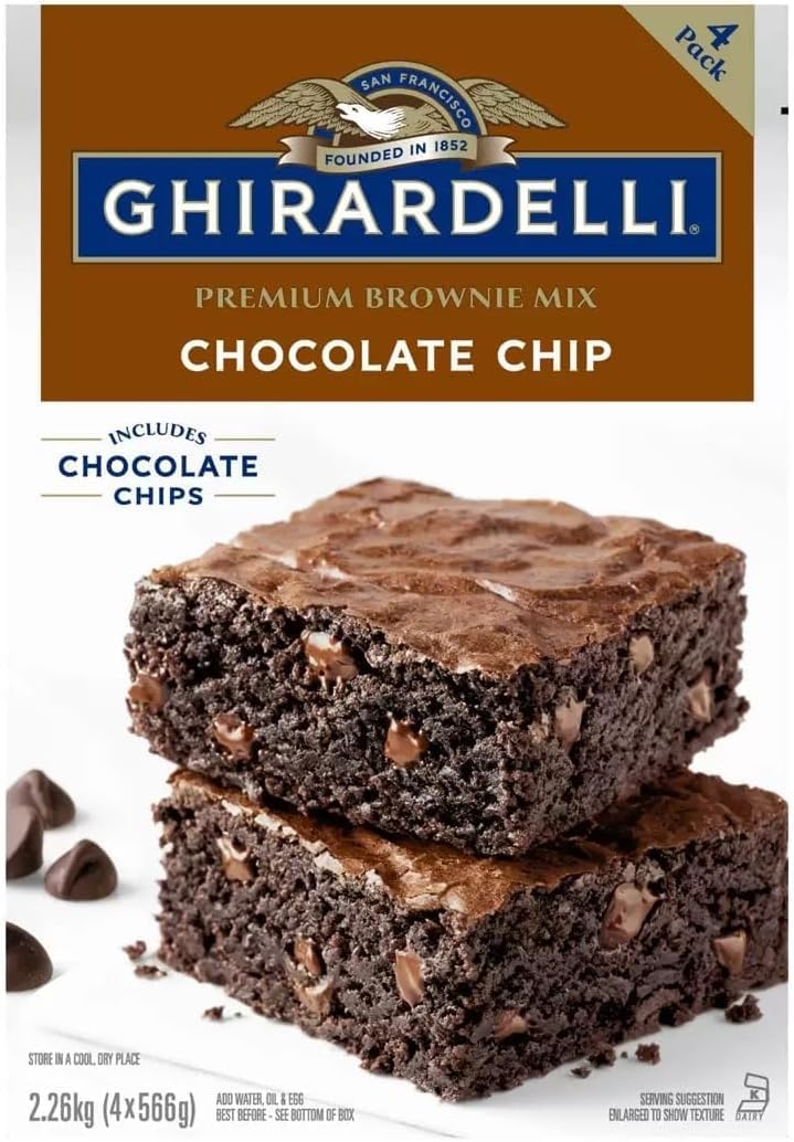Ghirardelli Chocolate Chip Brownie Mix - 2.26kg