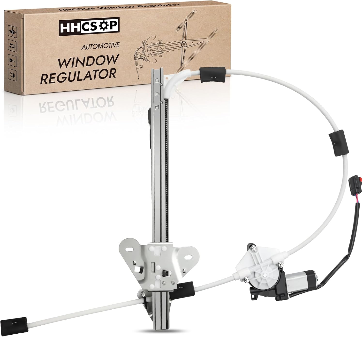 Front Right Passenger Side Power Window Regulator with Motor for Jeep Cherokee XJ Sport Utility 1997 1998 1999 2000 2001 (4-Door Only), 741-769