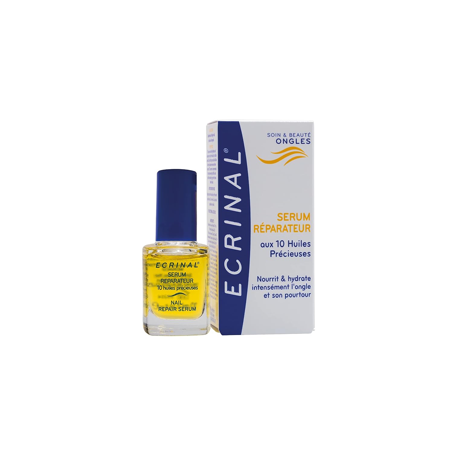 Ecrinal Repair Serum with 10 Precious Oils for Nails, 0.34 Fluid Ounce