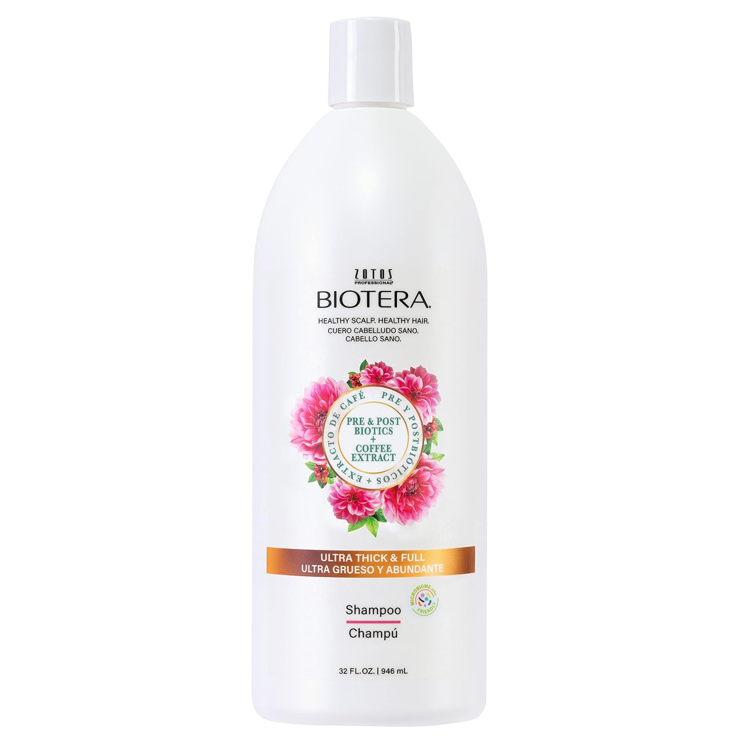 Biotera Ultra Thick & Full Volumizing Shampoo | Increases Volume to Fine, Limp Hair | Microbiome Friendly | Vegan & Cruelty Free | Paraben Free | Color-Safe