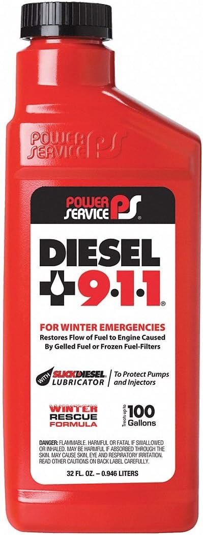 Power Service Diesel 911 Winter Rescue Formula Diesel Fuel Treatment 32 oz.