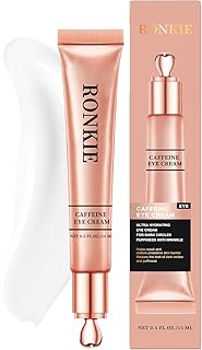 Eye Cream for Dark Circles and Puffiness: Caffeine - Retinol Cream- Anti Aging Wrinkles With Collagen Hyaluronic Acid Fine Lines Depuffer in 3-4 Weeks-15 mL