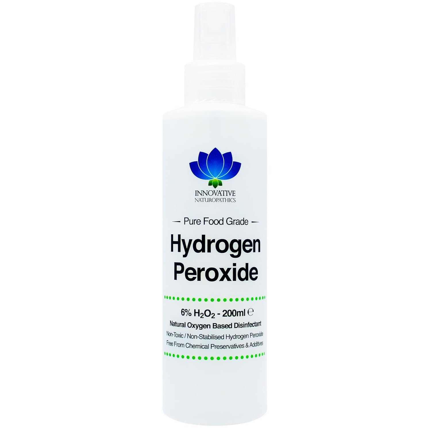 Hydrogen Peroxide 6% - 200ml Food Grade Spray