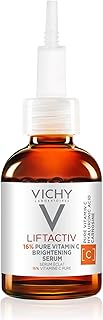 Vichy LiftActiv Vitamin C Serum, Brightening and Anti Aging Serum for Face with 15% Pure Vitamin C, Skin Firming and Antioxidant Facial Serum for Brightness and Moisturizing