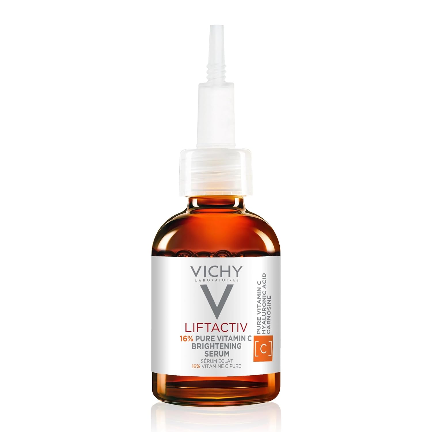 Vichy LiftActiv Vitamin C Serum, Brightening and Anti Aging Serum for Face with 15% Pure Vitamin C, Skin Firming and Antioxidant Facial Serum for Brightness and Moisturizing