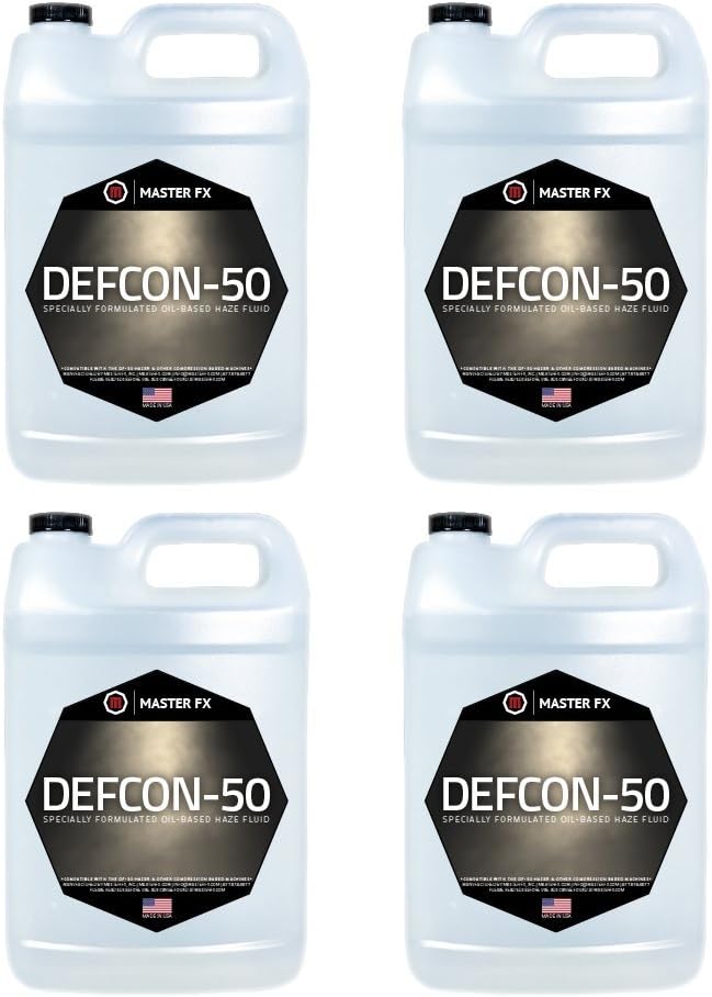 Defcon-50 - Haze Fluid for Diffusion DF-50 Haze Machine - 4 Gallon Case