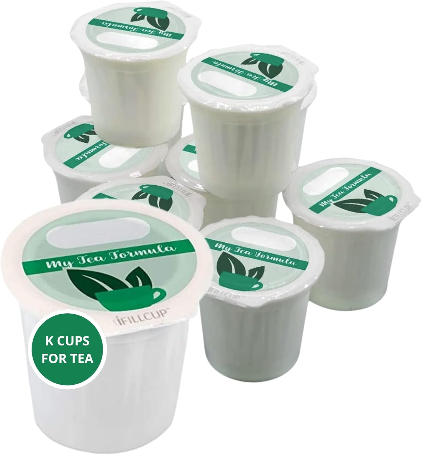 iFillTea 24 Pack - fillable single-serve coffee pods for use in Keurig brewers. Fill your own fresh tea in these airtight pods for a great tasting brew.