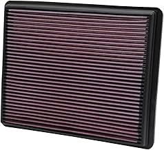 K&N High-Flow Original Lifetime Engine Air Filter: Increase Power & Towing, Washable, Premium: Compatible with 1999-2019 Chevy/GMC (Silverado, Suburban, Tahoe, Sierra, Yukon, Avalanche) 33-2129
