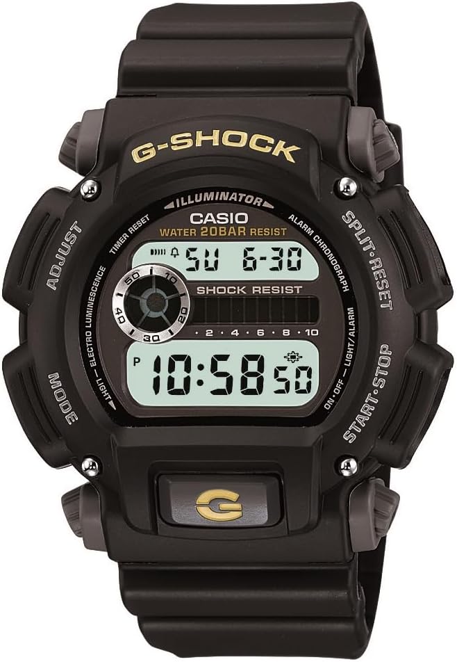 Casio - Mens Blk Digital G-Shock Watch (DW9052-1BCG)