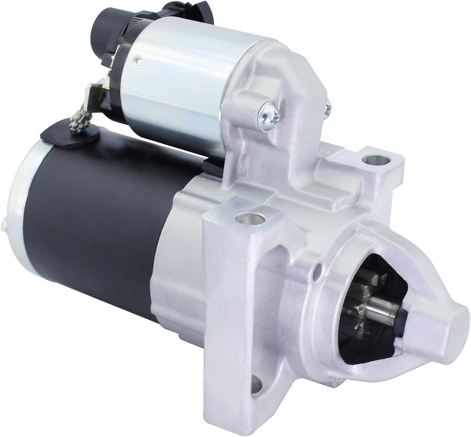 Starter Replacement New for 2014-2016 Chevy Silverado 1500, GMC Sierra 1500 V6 V8 4.3 5.3L 6.2L, 2015-2016 GMC Yukon Cadillac Escalade V8 6.2L 14 15 16 12655055 M000T24072 M0T24072 12694626 10910N