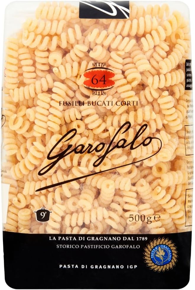 Garofalo Fusilli Bucati Corti Dry Pasta, 500g