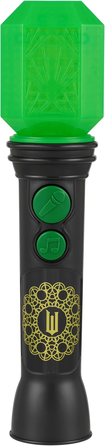 eKids Wicked Microphone Toy, Includes Built-in Music and Lights, Designed for Fans of Wicked Toys
