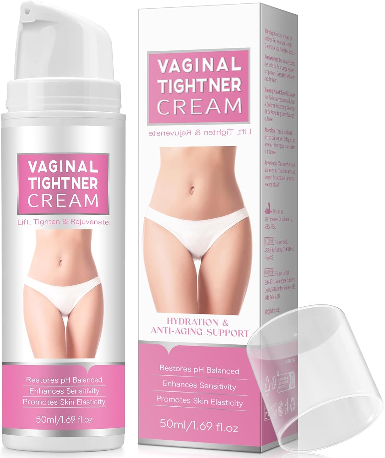 MXCZBSM Vaginal Tightening Cream,50ml Vaginal Wall Care,Postpartum Vaginal Tightening and Repair,Restor PH Balanced,Enhance Sensitivity and Promot Skin Elasticity,Sensual Care