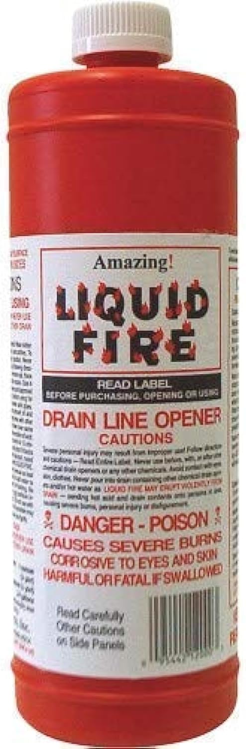 Amazing Products Liquid Fire Drain Line Opener, 32 Oz