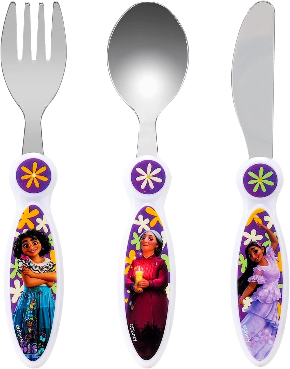 Disney Encanto Children's Kids 3pcs Cutlery Set - Knife/Fork/Spoon