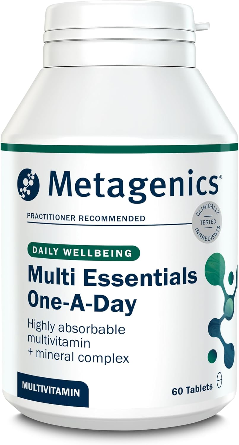 Metagenics - Multi Essentials One A Day Multivitamin - 26 Vitamins & Minerals - Vegetarian and Vegan - 60 Tablets