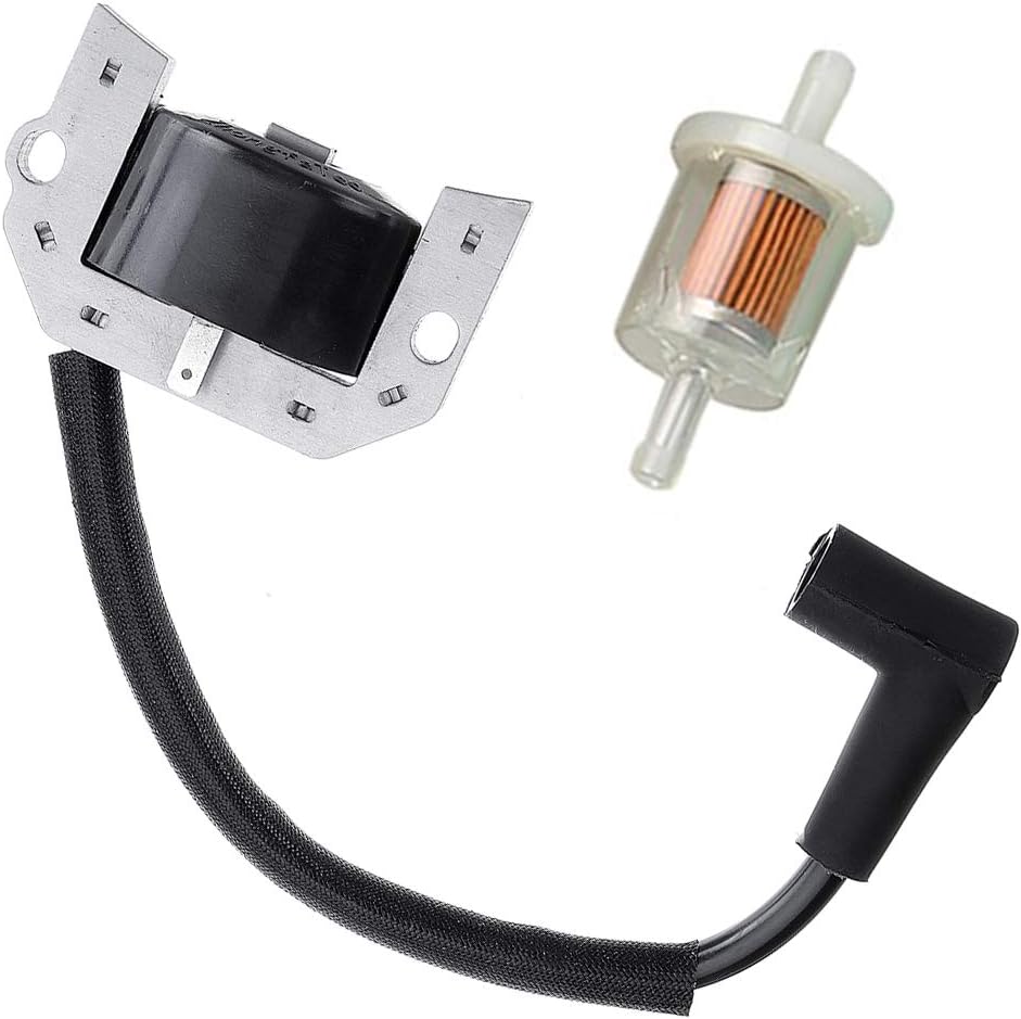 21171-7034 Ignition Coil with Fuel Filter Replacement for Model kawasaki FH381V FH430V FH480V FH541V 21171-7001 21171-7007 21171-7006 21171-7013, by LIYYOO