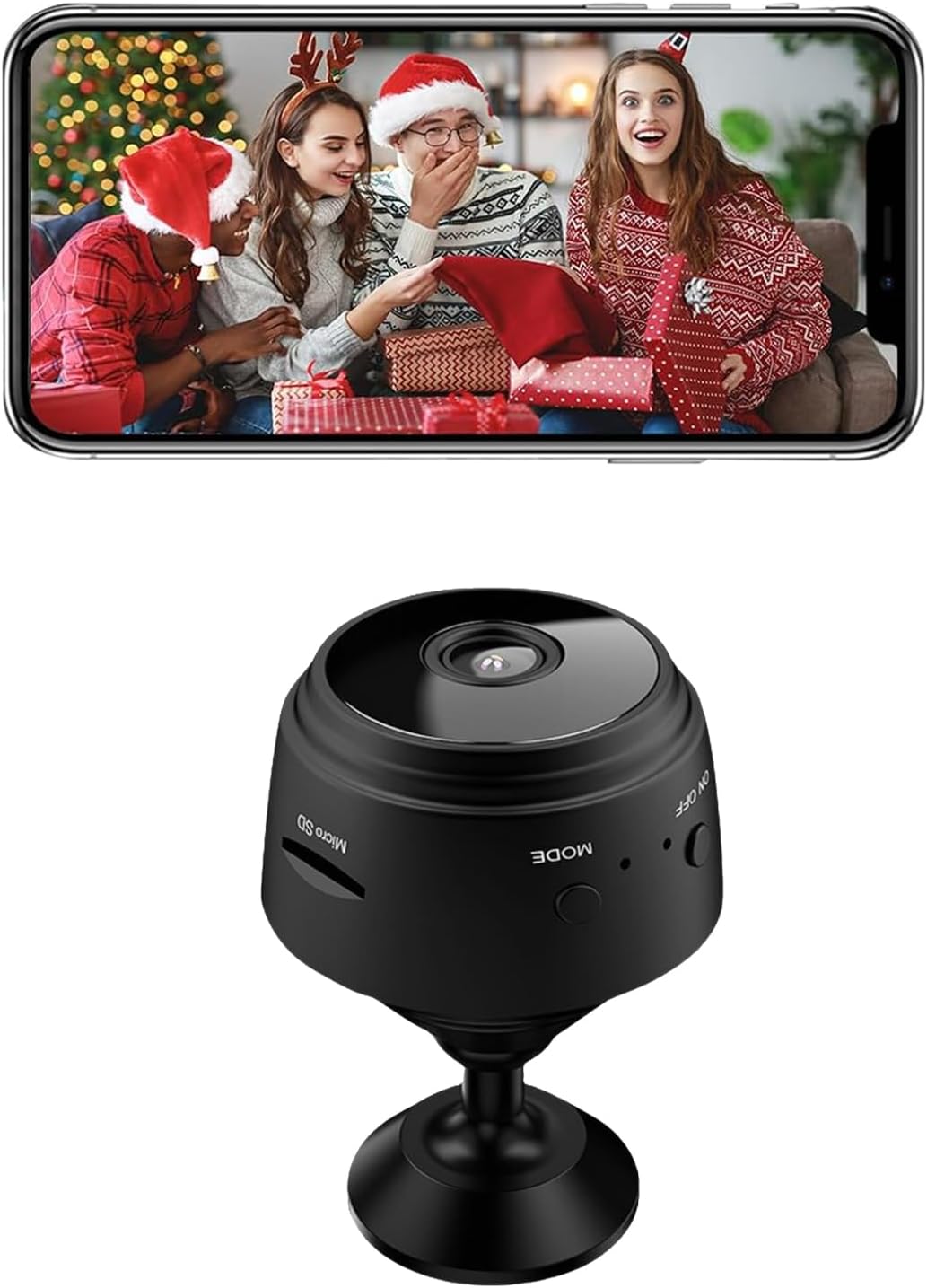 Wireless Camera‌ HD ‌Security Camera‌ with Night Vision & Motion Detection, 1080P HD WiFi Home Indoor Outdoor Camera for Baby/Pet/Home