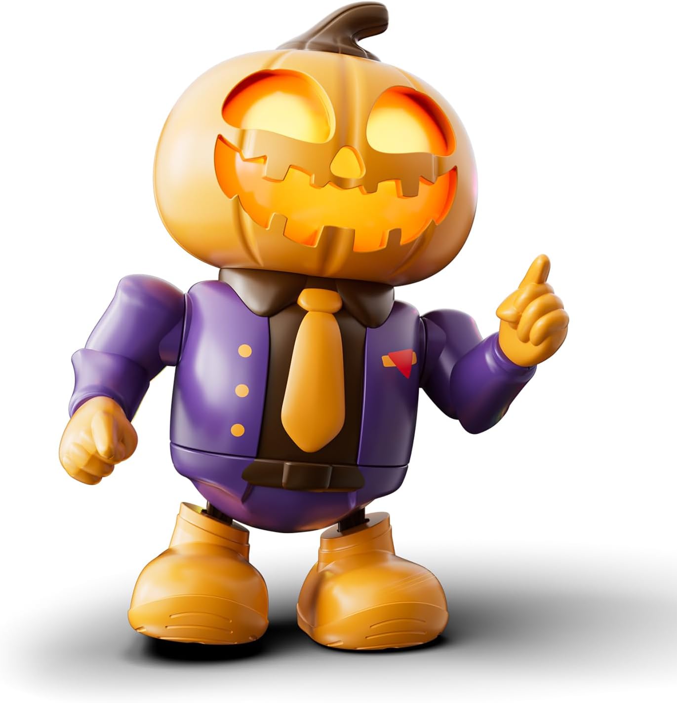 Kids Toys Halloween Robot Pumpkin Toy, Prank Toys with Music & Dancing Toy for Boys & Girls Ages 3 to Up (Pumpkin Robot)