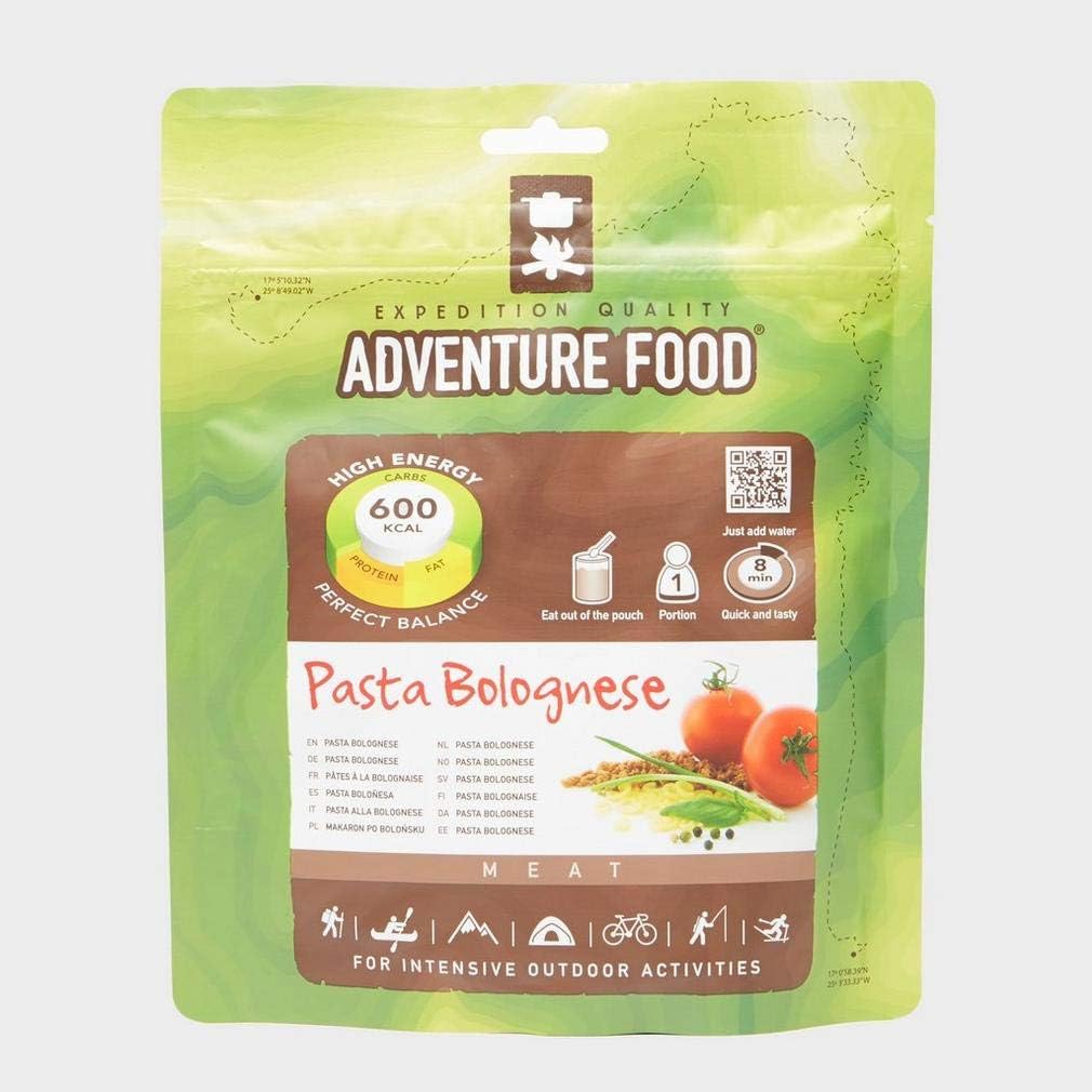 Trekmates Adventure Foods Pasta Bolognese Camping Hiking Food, Green, One Size