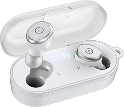 TOZO T10 (Classic Edition) Bluetooth 5.3 Wireless Earbuds with Wireless Charging Case IPX8 Waterproof Stereo Headphones in Ear Built in Mic Headset Premium Sound with Deep Bass, 32 Preset EQs via APP