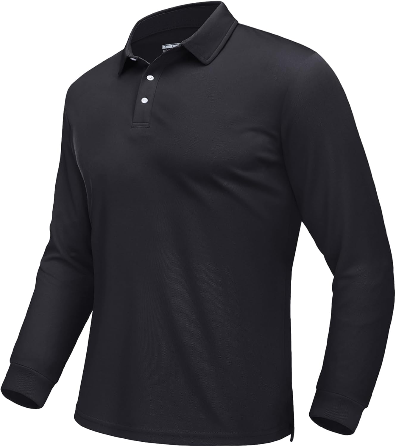 EKLENTSON Polo Shirts Men Long Sleeve Golf Work T-Shirts Lightweight Breathable Work Shirts Quick Dry Sports Casual Tops