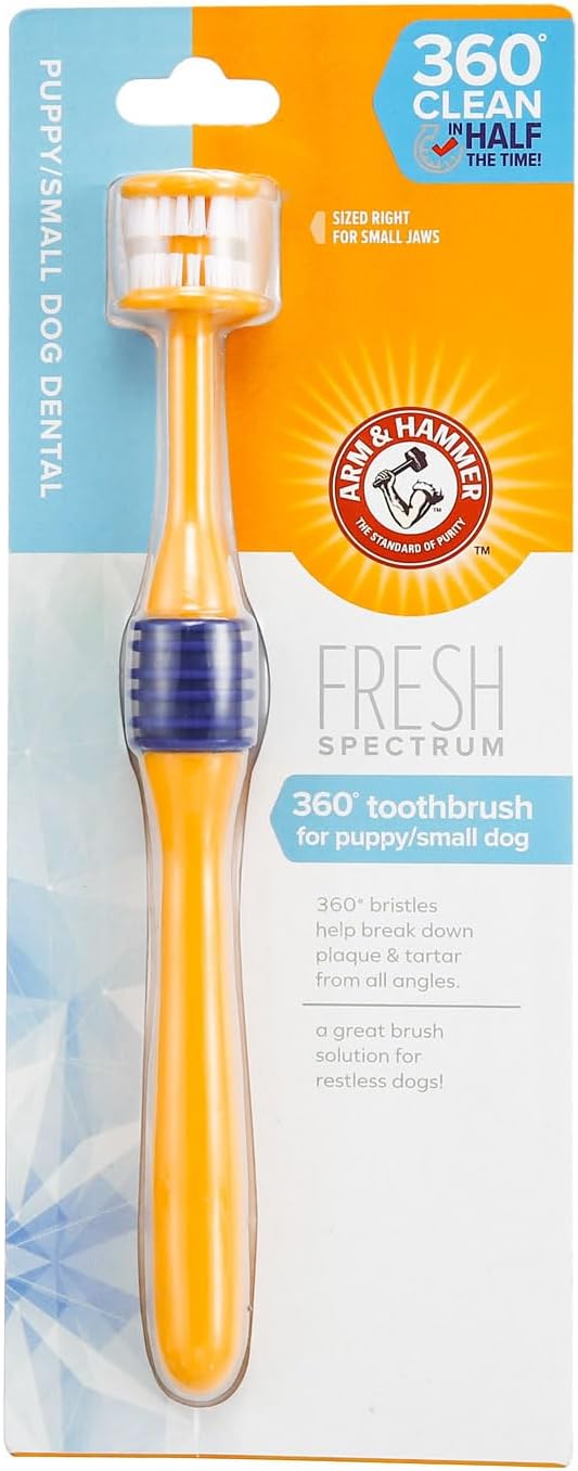 Arm & Hammer Fresh Spectrum 360° Degree Toothbrush for Puppies & Small Dogs