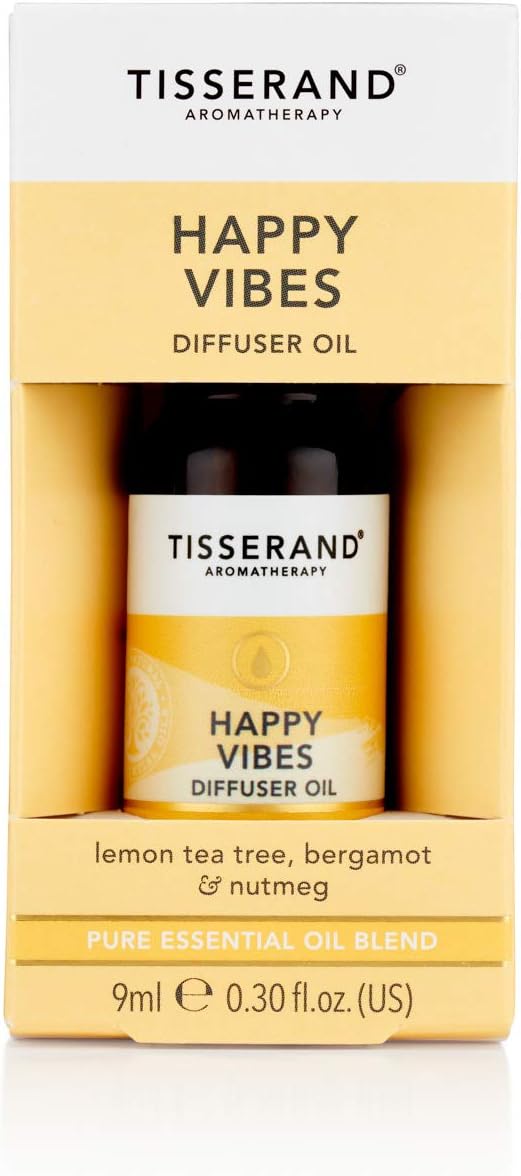 Tisserand Aromatherapy - Happy Vibes Diffuser Oil - 100% Natural Pure Essential Oils - 9ml
