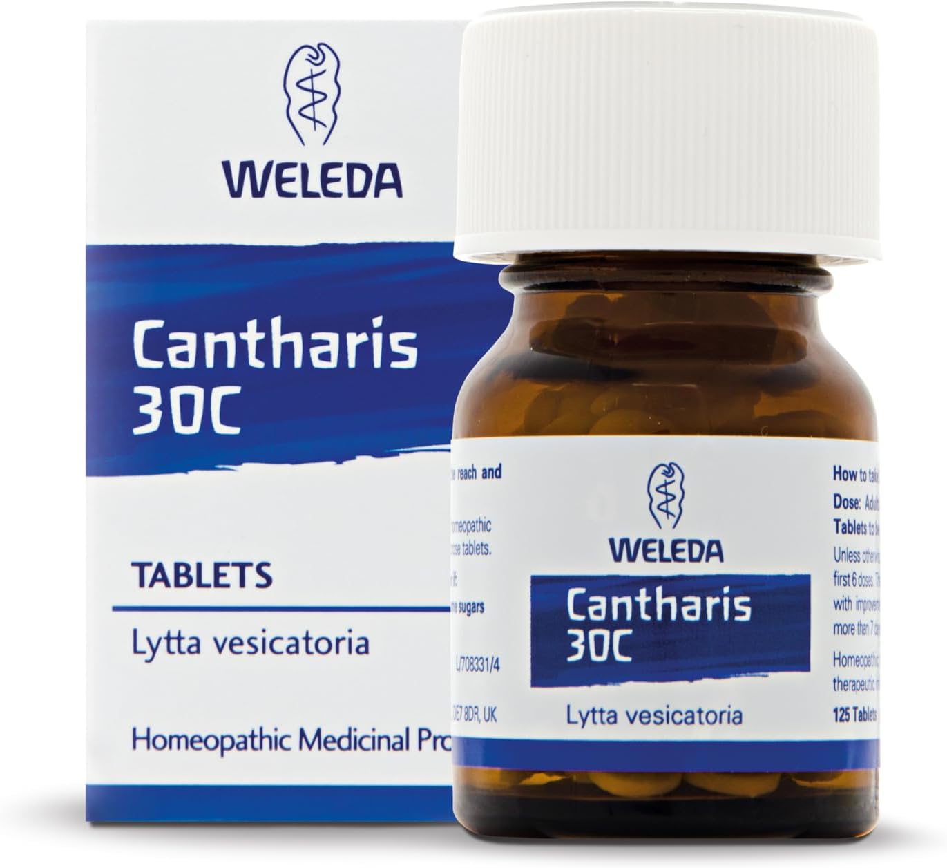 Weleda Cantharis 30 C, Pack of 125 Tablets
