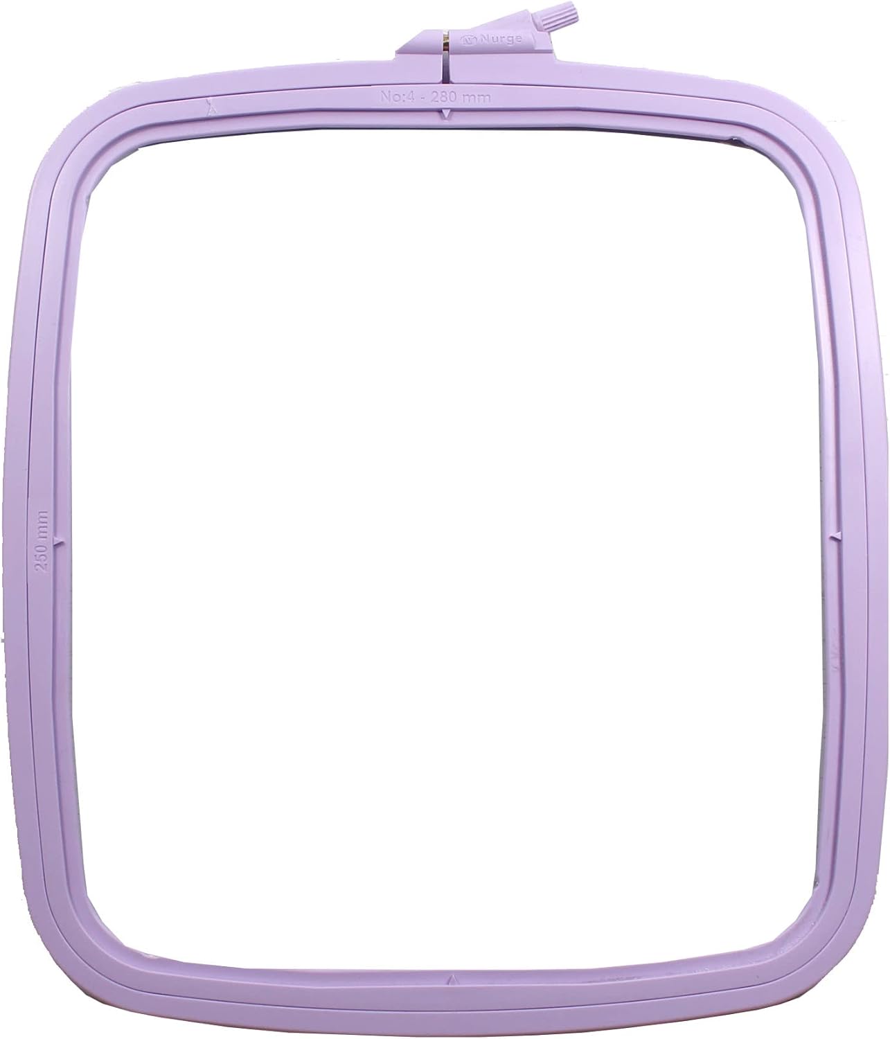 Nurge Embroidery Cross Stitch Square Oblong Rectangle Plastic Frame Lilac #4 250mm x 280mm