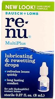 Bausch & Lomb ReNu MultiPlus Lubricating and Rewetting Drops 0.27 oz (Pack of 5)