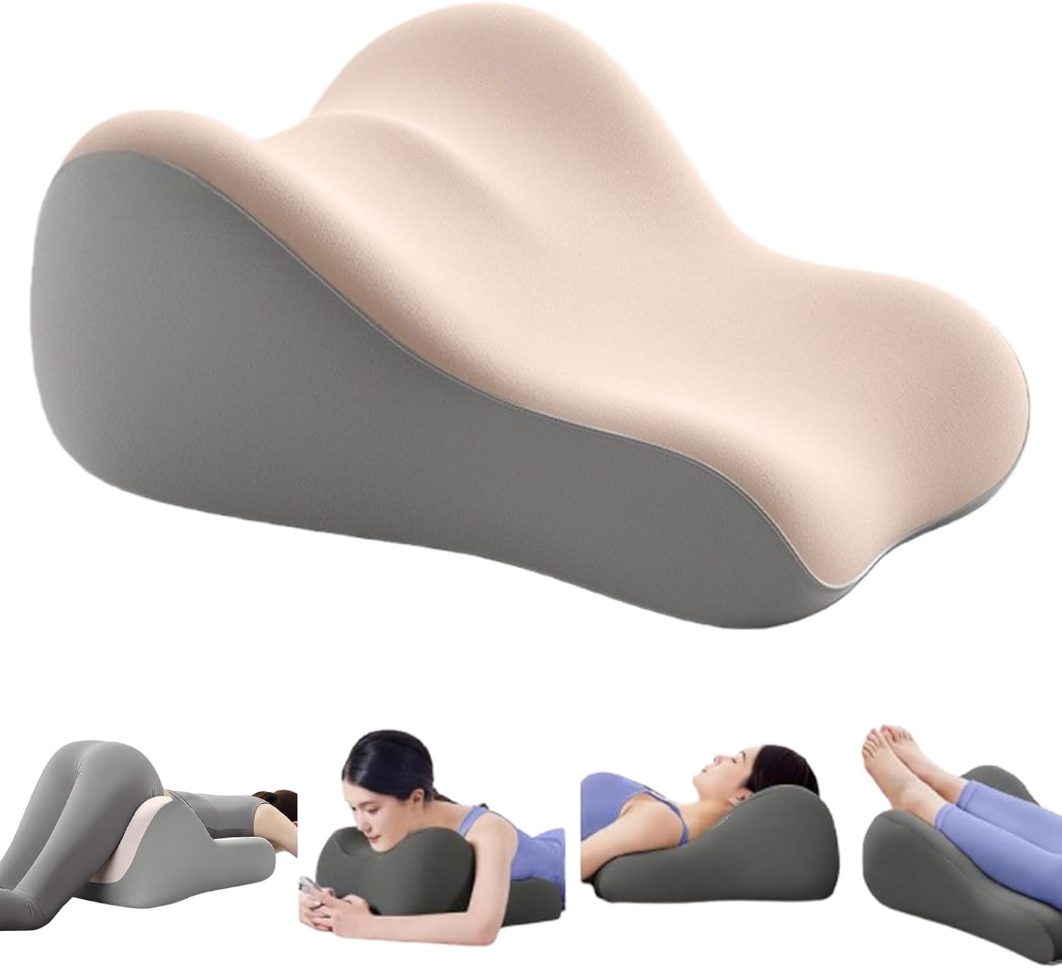 Wedge Pillow,27° Angle Perfect Position Couple Pillow Enhance Experience,Sweet Spot Pillows,Deep Position Support Pillows,Comfort Wedge Memory Foam for All Postures,Ideal for Couples Intimacy