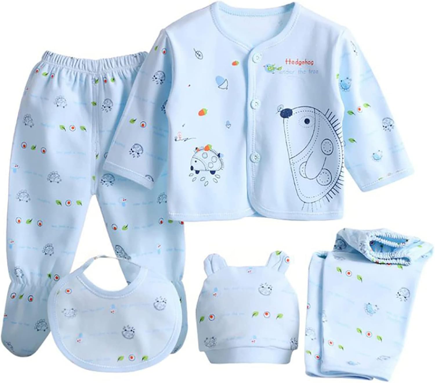 Baby Boy Clothes 0-3 Months 5pcs Baby Girl Outfits Gifts for Newborn