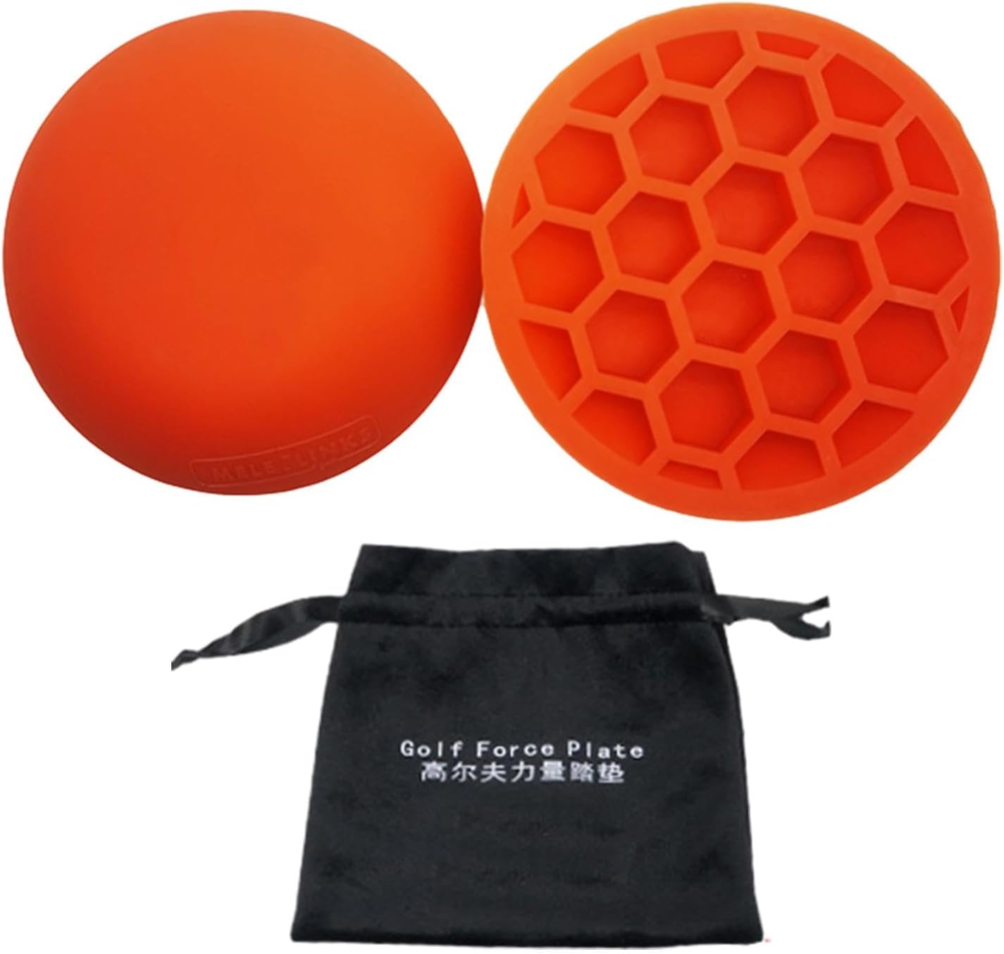 Golf Physical Strength pad Force Plate | Rubber Force Exerciser Step Pad for Golf Swing - Golf Accessories for Improved Golf Game, Golf Teaching & Training Aid for Club Practice Equipment