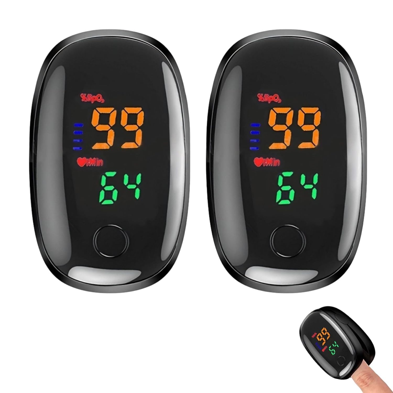 Non Invasive for Meter-Glucose monitor no pricking glucose meters, 2025 Upgraded Blood Sugar Monitors for Home or Outdoor Use-2PCS