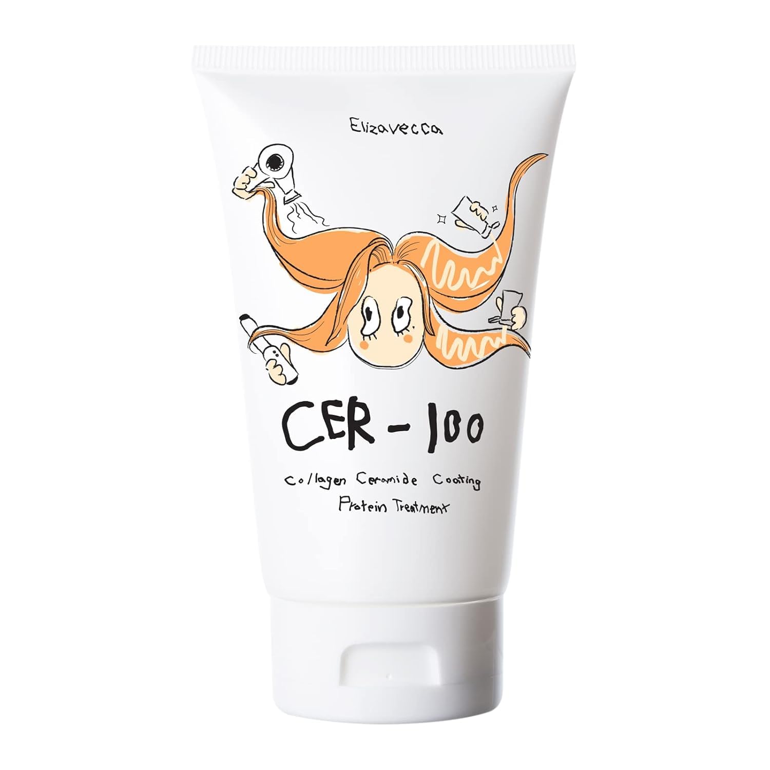 Elizavecca Cer-100, Collagen Ceramide Coating Protein Treatment, 3.38 fl oz (100 ml)
