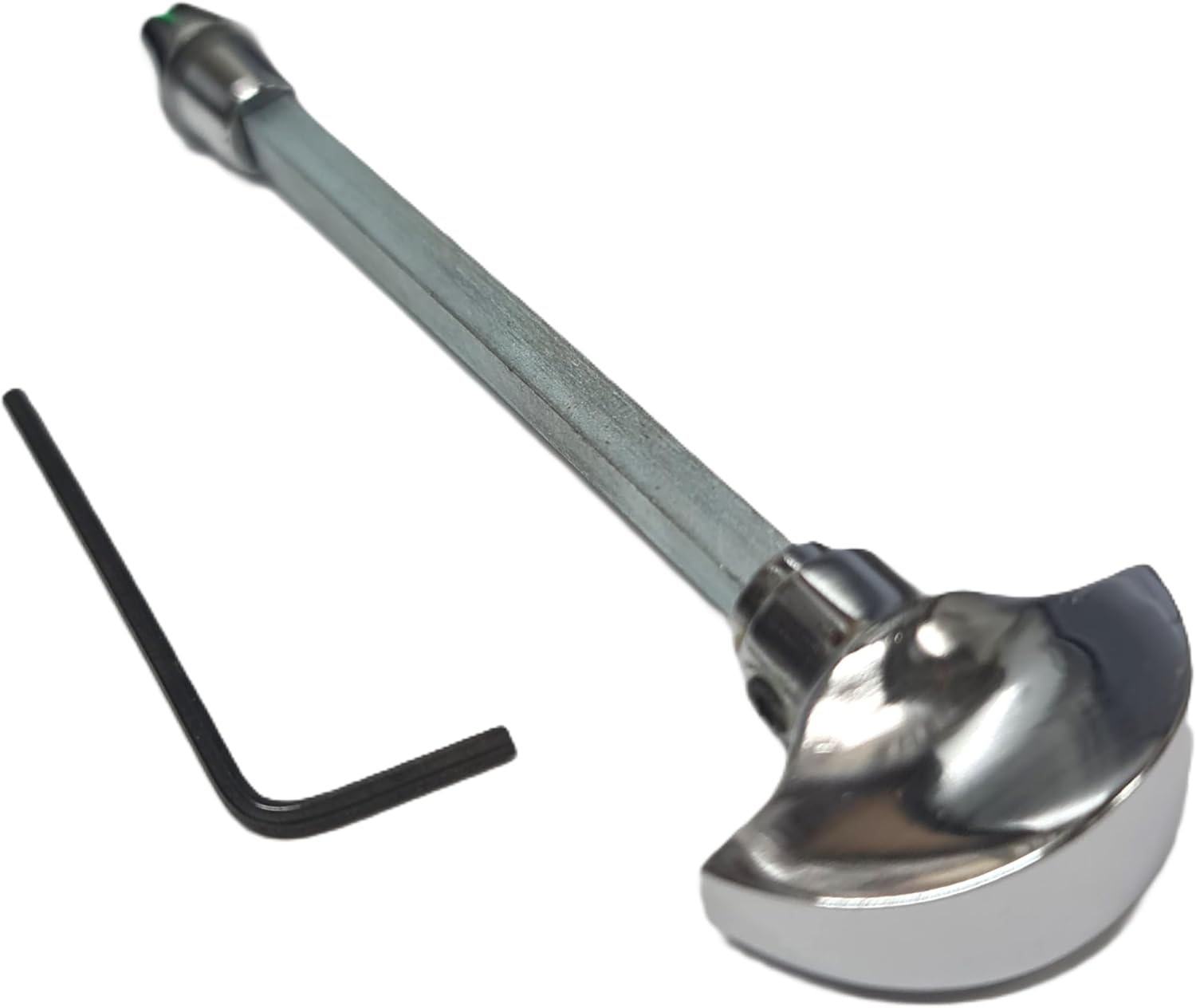 Home Supplies Direct Replacement Bathroom Lock Door Handle Thumb Turn & Release Rod Snib Bar (Silver Chrome)