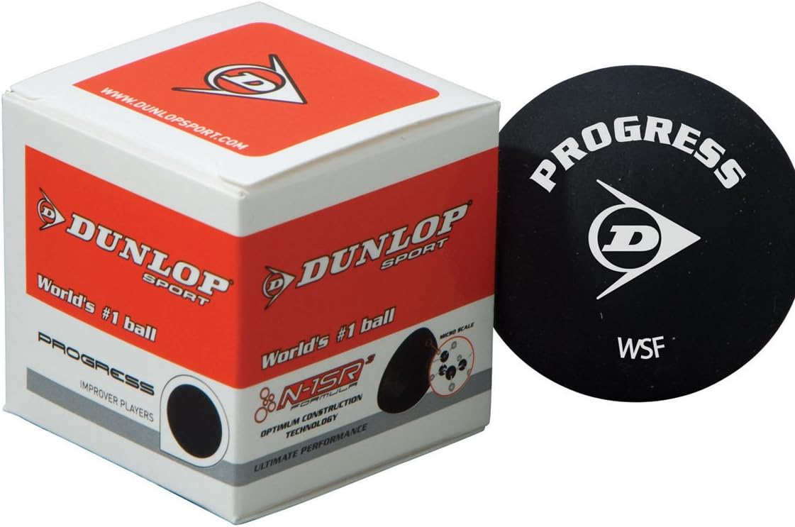 Dunlop Progress Squash Balls (Set of 3)