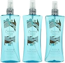 Coconut Fantasy by Body Fantasies, 3 x 8 oz Fragrance Body Spray women