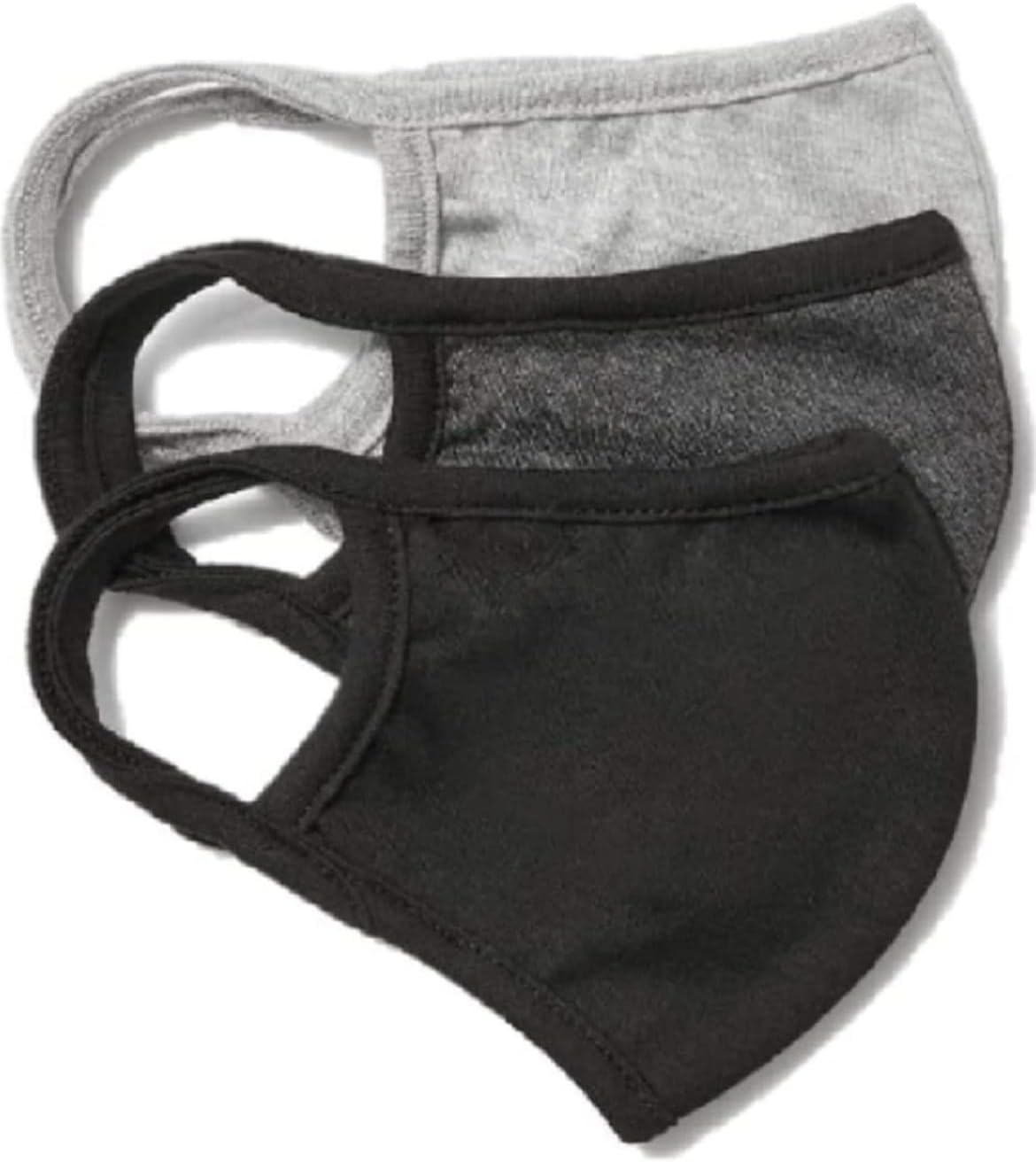 Cotton Face Masks - Made of Premium Organic Cotton, Reusable Washable Soft Cloth Face Masks, Ideal for Adults & Teens(3/6 Pk)