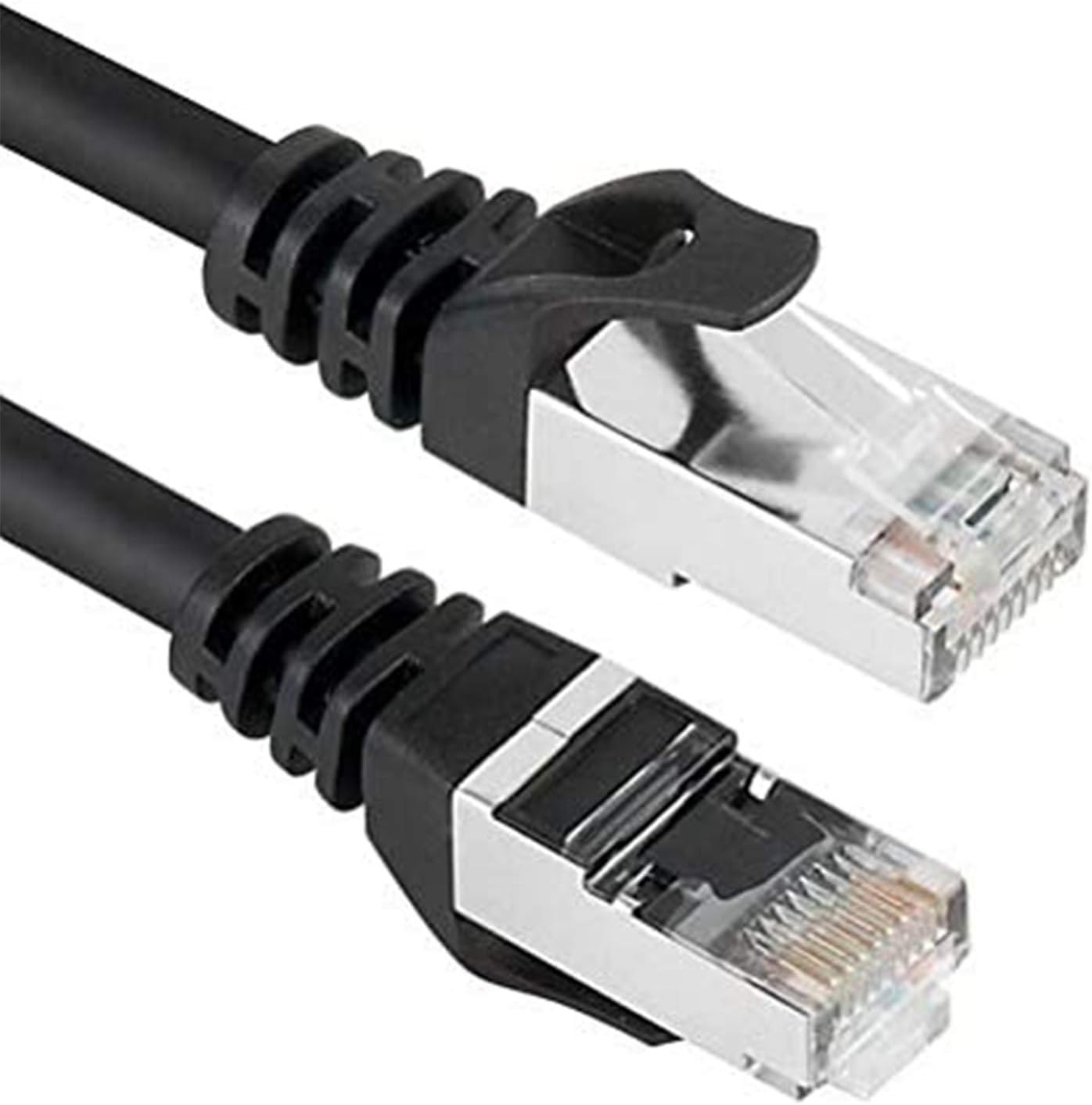 High Grade - Shielded Network Ethernet CAT 6a Cable - Backward Compatible - Up to 600MHz bandwidth - Moulded Snaggles RJ45 Connectors – For Hubs, Routers, Console and more - Length: 9.8ft / 3M